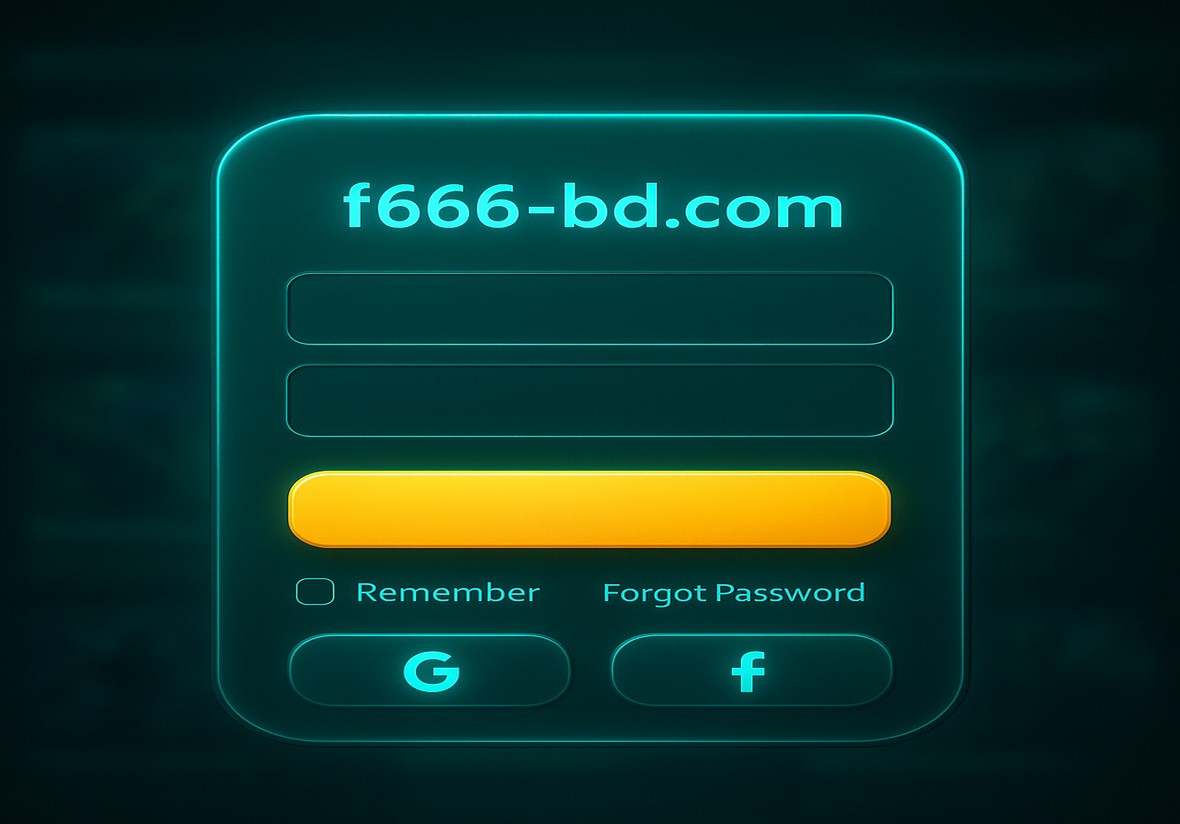 F666 BD লগইন পৃষ্ঠা